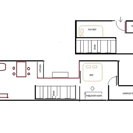 Stylish Duplex Loft With Terrace Lägenhet Barcelona